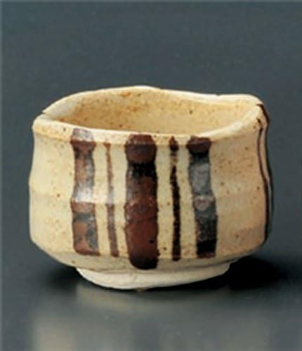 Mino-yaki-karatsu-togusa tohki set japanske keramike 2 sake šalice