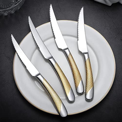 Set noževa za blagovanje od nehrđajućeg čelika teški nož srebrni pribor žlice za kućnu kuhinju restorana