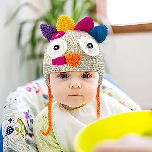 Dan zahvalnosti dječja pureća šešir mališana Beanie Pleteni kapica šešir Slatka crtana životinja zimska fotografija rekviziti bijelo