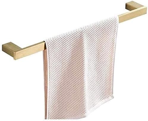 Lxdzxy ručničke police, stalak za ručnike Zlatni nehrđajući čelik, ručnik za ručnik za kupaonicu, zidni vodootporni i izdržljivi