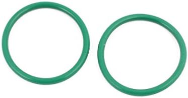 Aexit 20pcs zelene brtve i o-prstenovi 25 mm x 1,9 mm toplinski otpor bez ulja NBR nitril guma O prsten O-prstenovi brtveni prsten