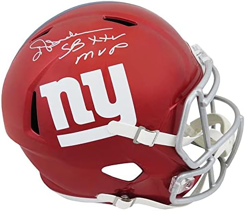 Ottis Anderson potpisao je repliku kacige flash Riddell Njujorški Giants u punoj veličini s autogramom u NFL kacigama