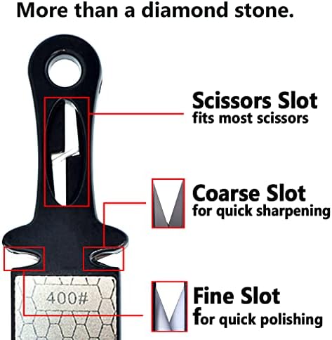 5-u-1 dijamantna ploča za oštrenje noževa i škara Keramička šipka za oštrenje noževa dvostrani alat za brušenje vanjske kuhinje sa