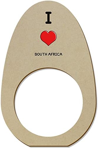 5 x 'Volim Južnu Afriku' drvene salvete/držače