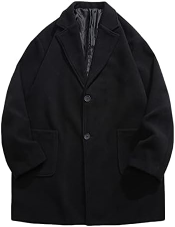 Muški midi parkAs kaput moda zima topli rever lagana odijelo vjetrova jakne sportovo casual blejzer nadigra