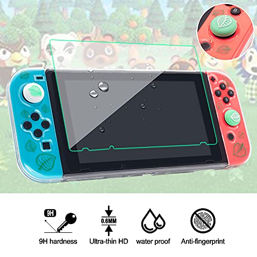 BRHE nosač za Nintendo Switch dodaci za pribor za prelazak životinjskog križanja zeleni listovi zaštitna vreća za odlaganje s priključkom