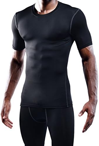 Neleus muški 3 paket atletske kompresije košulja za vježbanje