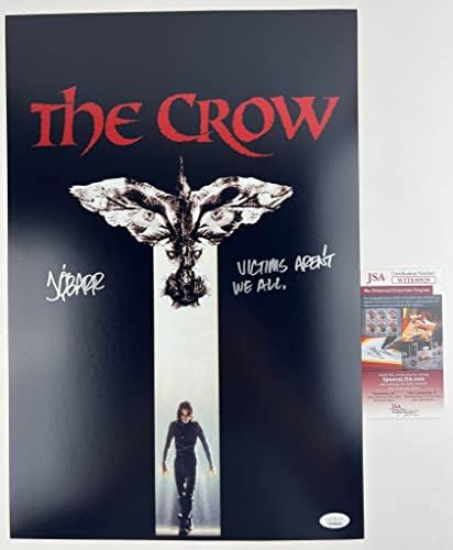 James O'Barr potpisao je 12x18 plakat Crow Creator Autogram JSA svjedok