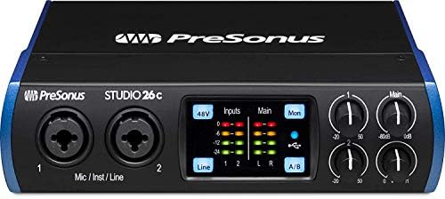 Presonus Studio 26C 2x4,192 KHz USB audio/MIDI sučelje Studio Bundle s softverskim paketom Studio One Artist Artist