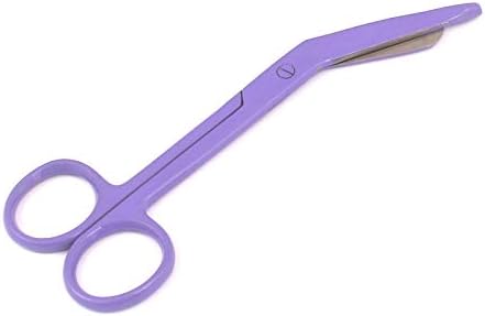 Odontomed2011® Lister Band Scissors 5,5 puna ljubičasta boja nehrđajući čelik 5 1/2 zavojne škare