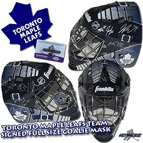 Tim Toronto Maple Leafs potpisao je GOLMANSKU masku pune veličine s NHL kacigama i maskama s autogramima koa-KESSELA