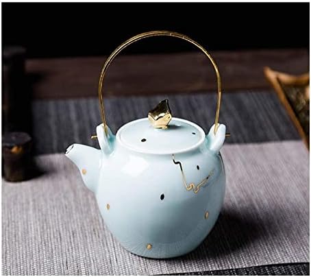 Teapot čajnik čajnik Keramički ručno oslikani zlatni čaj Set Teapot s jednim čajnikom s jednim loncima Kompletan čajnik