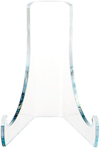 Plymor Clear akrilni ravni leđa Easel s dubokim izbornicima, 9 H x 7,5 W x 7,25 D