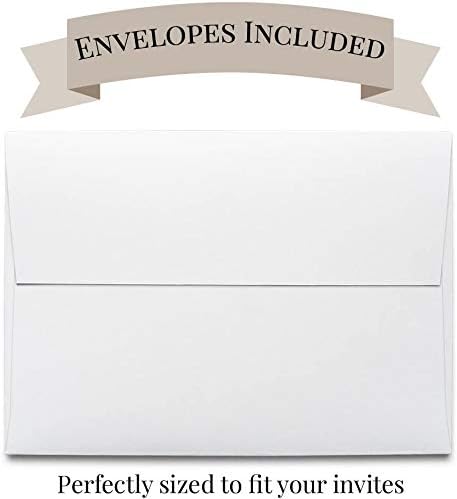 Prvo sveto zajedništvo Pozivnice za vjerske stranke za dječake, 20 5 x7 ispunjavaju karte s dvadeset bijelih omotnica AmandaCreation