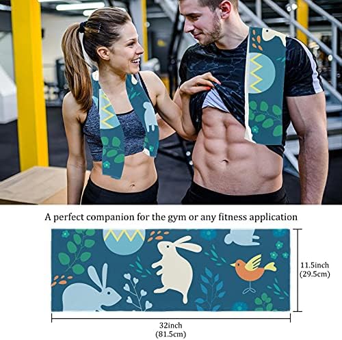 Deyya 2 pakira Microfiber teretane ručnici Sportska fitness vježbanje ručnika za znoj za višekratnu upotrebu kako bi se održalo hlađenje