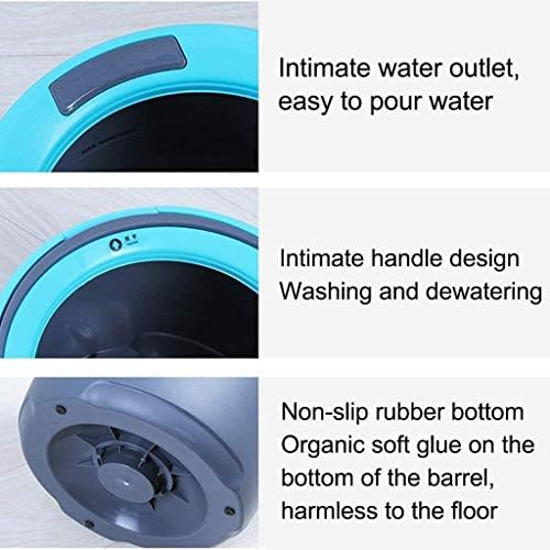Houkai Home Spin Mop kanta s čistačima sustava Wringer System Cleader suhe i mokro mop ruke bez mopa za čišćenje mopa
