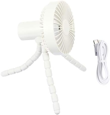 Solustre USB Fan Mini prijenosni ventilator dječje kolica ventilator Fan Fan s fleksibilnim stativnim fan osobnim ventilatorom USB