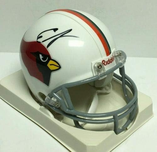 Edgerrin James potpisao je mini kacigu Arizona Cardinals / Miami Hurricanes 948931-NFL Mini kacige s autogramom
