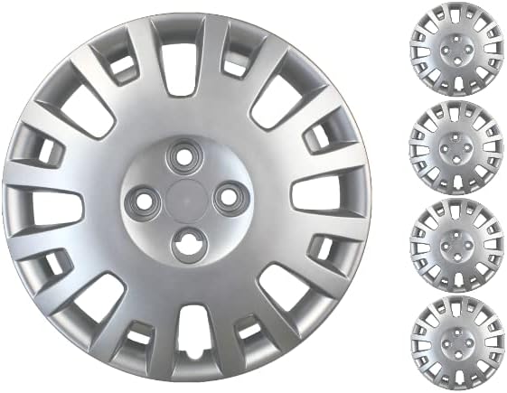 Copri set od poklopca od 4 kotača 15-inčni srebrni hubcap vijak na Toyota camry