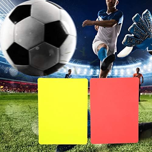 Nogometni crveni i žuti karaci Record nogometne igre suca opreme za alate