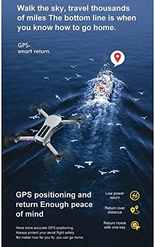 STSEEACE MINI sklopivi dron s 8K HD kamerom FPV WiFi RC Quadcopter s motorom bez četkica, kontrola aplikacija, let putanje, 3D flips,