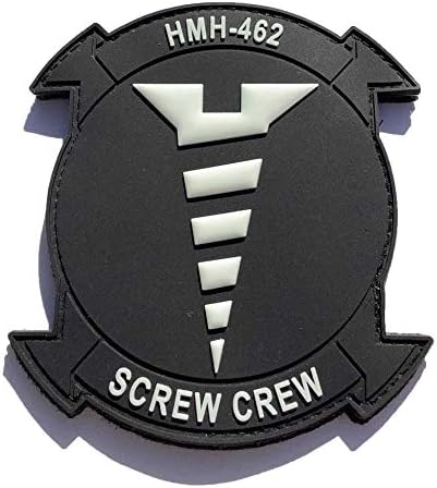 Eskadrila nostalgija LLC HMH -462 vijčana posada Pvc -hook i petlja, 4