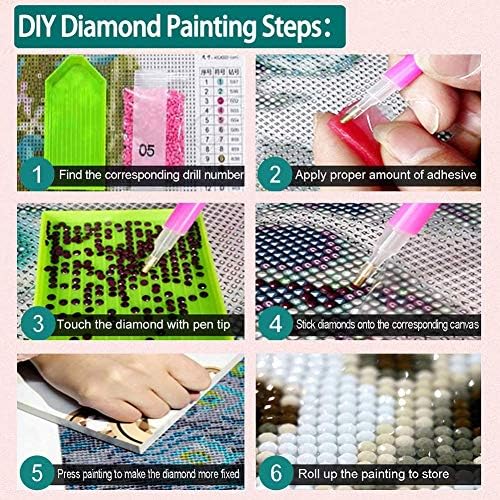 YSCOLOR DIY Diamond Art Brown Dog 5d ​​Dijamantni setovi za slikanje za odrasle za pune bušilice Mozaik veznica Dimond Slika Z2360