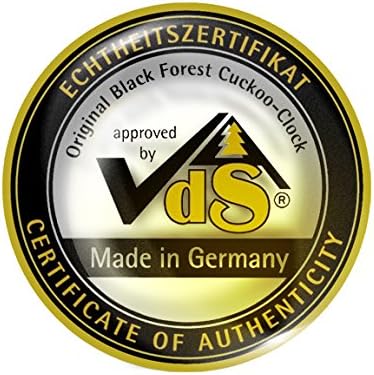 Black Forest Forest VDS certificiran 8 -dnevni glazbeni kukavi s ručno isklesanim stadama s Whip by Rombach i Haas prodajna cijena