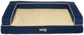 WAG Premium Bed za kućne ljubimce | Multi slojeva konstrukcija s energetskom gel i bakrenom infuzijom | Poklopac za pranje strojeva