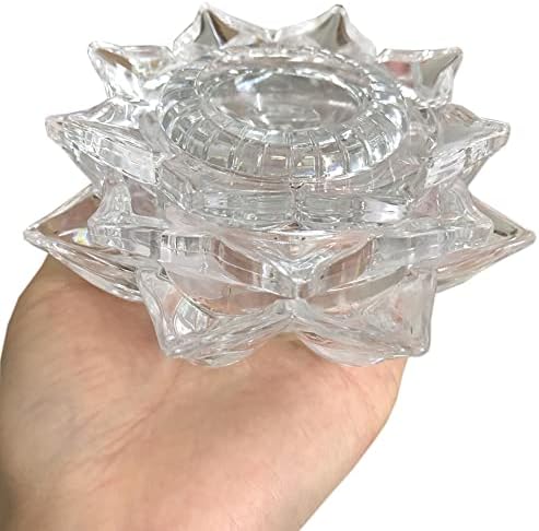 Akrilni lotos cvijet kristalni kuglični baza zaslon stalak prozirno staklena sfera držač za promjer 5-12 cm kuglice radna površina