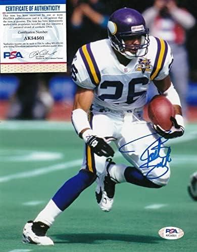 Robert Smith Minnesota Vikings PSA Autentificirana akcija potpisana 8x10 - Autografirane NFL fotografije