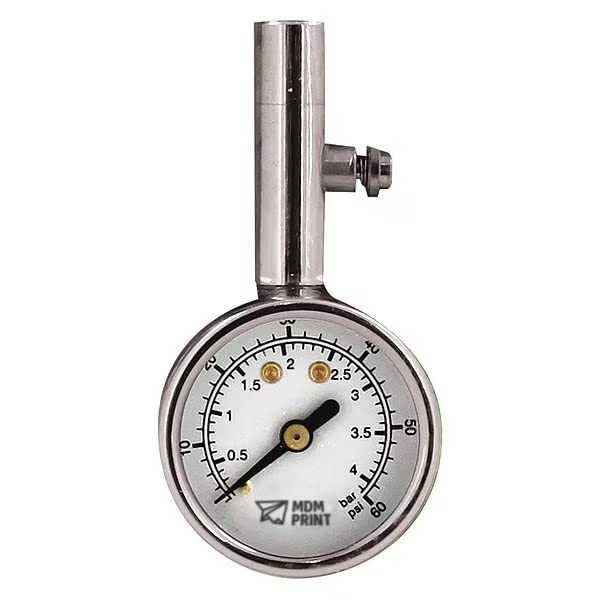 Pozorni mjerač tlaka gume, 5 do 60 psi