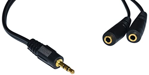 Proizvodi od 10 muški do ženski 3,5 mm audio stereo slušalice-razdjelnik produžni kabel-Dvostruka utičnica / jednostruka utičnica