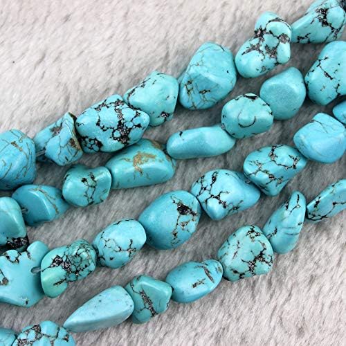 Plavi tirkizni Haulit dragulj čips 5-8 mm perle za izradu nakita kamene perle narukvice 35 inča