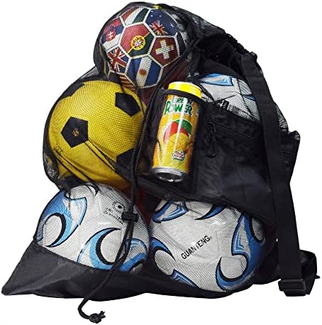 Yagwinga Prevelike mrežice zupčanika Sportska torba s loptom Mesh nogometna torba s teškim vrećicama za vuču Team Sports Sports za