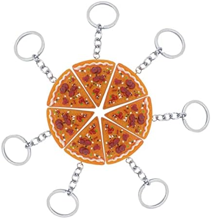 STOBOK 12 kom privjesak za ključeve za pizzu privjesak za ključeve držač za ključeve od smole privjesak za ključeve od smole pribor