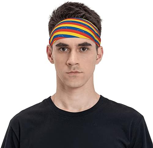 Uniseks Narukvice za vježbanje s uzorkom zastave Venezuele višenamjenske sportske narukvice za vježbanje Muška traka za glavu