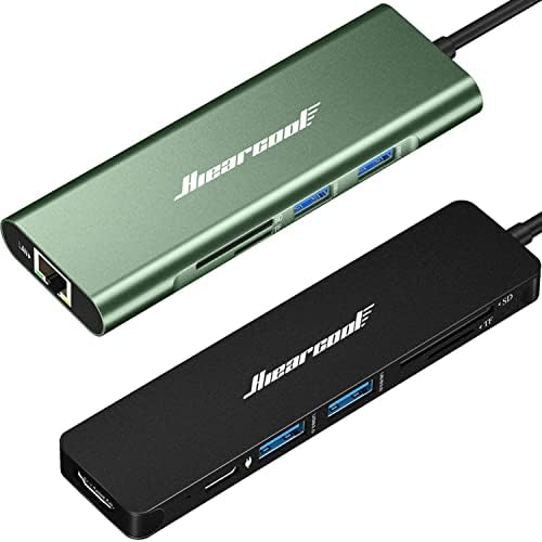 USB hub C Hiearcool 7В1 i USB C 8В1, USB adapter C-донгл za MacBook Pro Многопортовый USB adapter C-HDMI