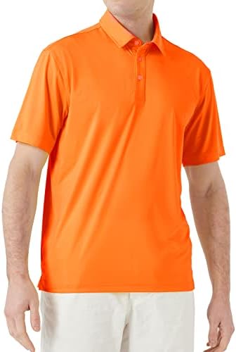 Naviskin muške polo majice brze suhe košulje za golf upf 50 dugačke i kratke rukave vlage od vlage od vlage u kratkim rukavima
