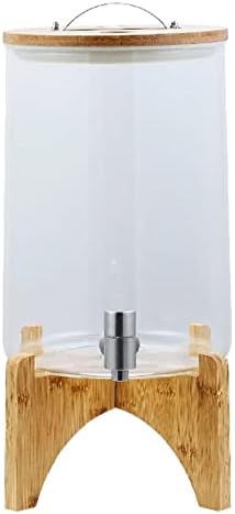 Paashe 8L stakleni dozator pića Prozirni prijenosni dozator za piće za dnevne zabave kako bi se sok za ledenu vodu postao
