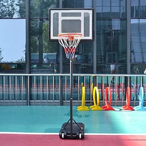 Stalak za košarku podesive visine prijenosni stalak za košarku dječji sportski košarkaški obruč stalak za stražnju dasku s kotačima