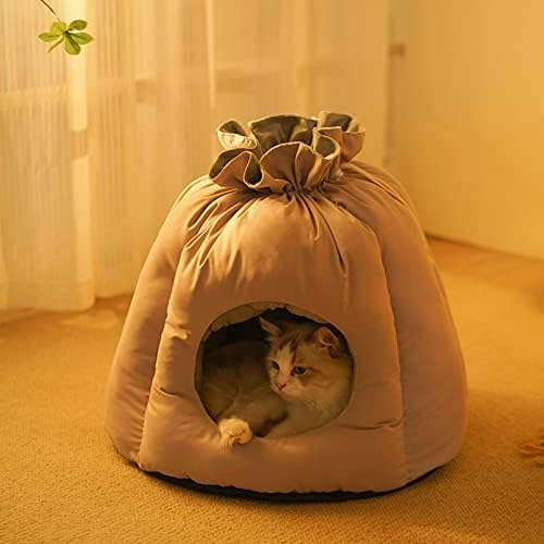 Dodatna, topla kućica, SAMOZAGRIJAVAJUĆA, ukrasna, periva Kućica, krevet za kućne ljubimce, deka za mačke za zatvorene mačke male veličine,