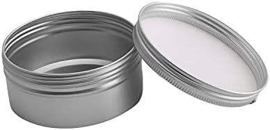 Bettomshin 1PCS 5oz 150ML okrugli aluminijski limenke s poklopcima, metalne prazne limenke s limenkama s gornjim poklopcima za skladištenje