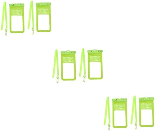 6 kom Futrola za telefon torba za plivanje podvodni držač telefona Futrola za telefon zelena