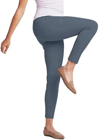 Aurgelmir ženske esencijalne joga hlače ravno nogu na otvorenom golf trkaće gamaše casual radne hlače plava
