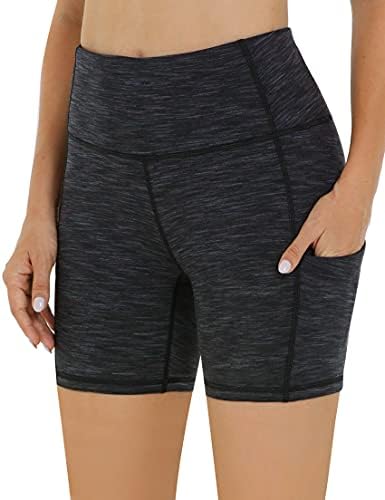Iuga joga kratke hlače za žene s džepovima 8 /5 biciklističke kratke hlače za žene s visokim strukom Kompresije s kratkim hlačama