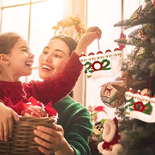 Božićni ukras preživjeli obiteljski ukras božićni personalizirani ukrasi drveća Kit Obitelj od 5 ukrasa 2020. Božićni praznični ukrasi