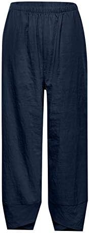 JORASA Radne hlače za žene elastične hlače za žene za žene visoke hlače hlače Udobudne hlače ravno