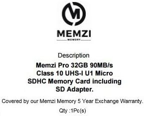Memorijska kartica MEMZI PRO 32 GB, 90 Mb/s, class 10 Micro SDHC kartica sa SD adapterom za mobilne telefone LG K10, K9, K8+, K8, K7,