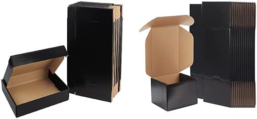 komplet crnih kutija za pakiranje od 8 do 8 do 4 s kutijama za pakiranje od 11 do 8 do 2